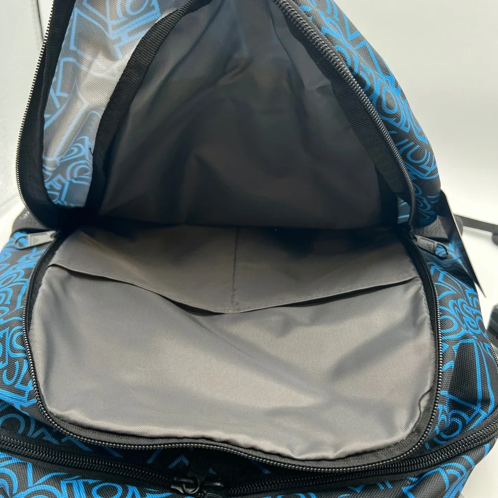 NWT Adidas Fundare 2 Backpack Blue Black Pulse Logo Print   back to school